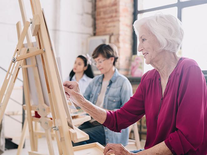 Lady Painting