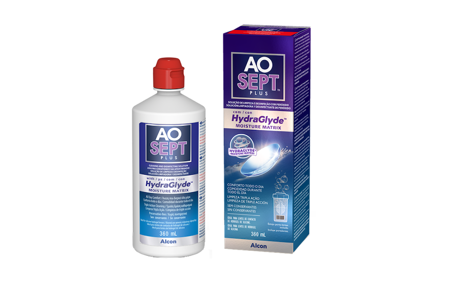 AOSEPT PLUS with HydraGlyde pack shot