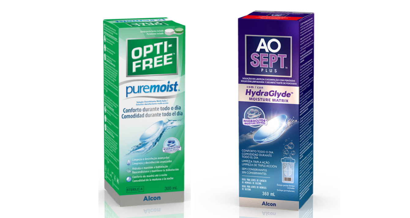 Contact lens soltutions packs