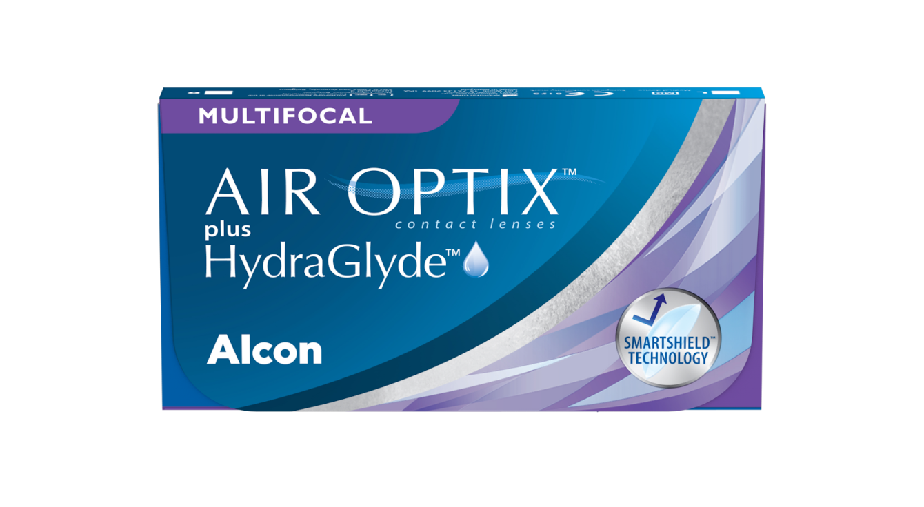 AIR OPTIX plus HydraGlyde Multifocal banner