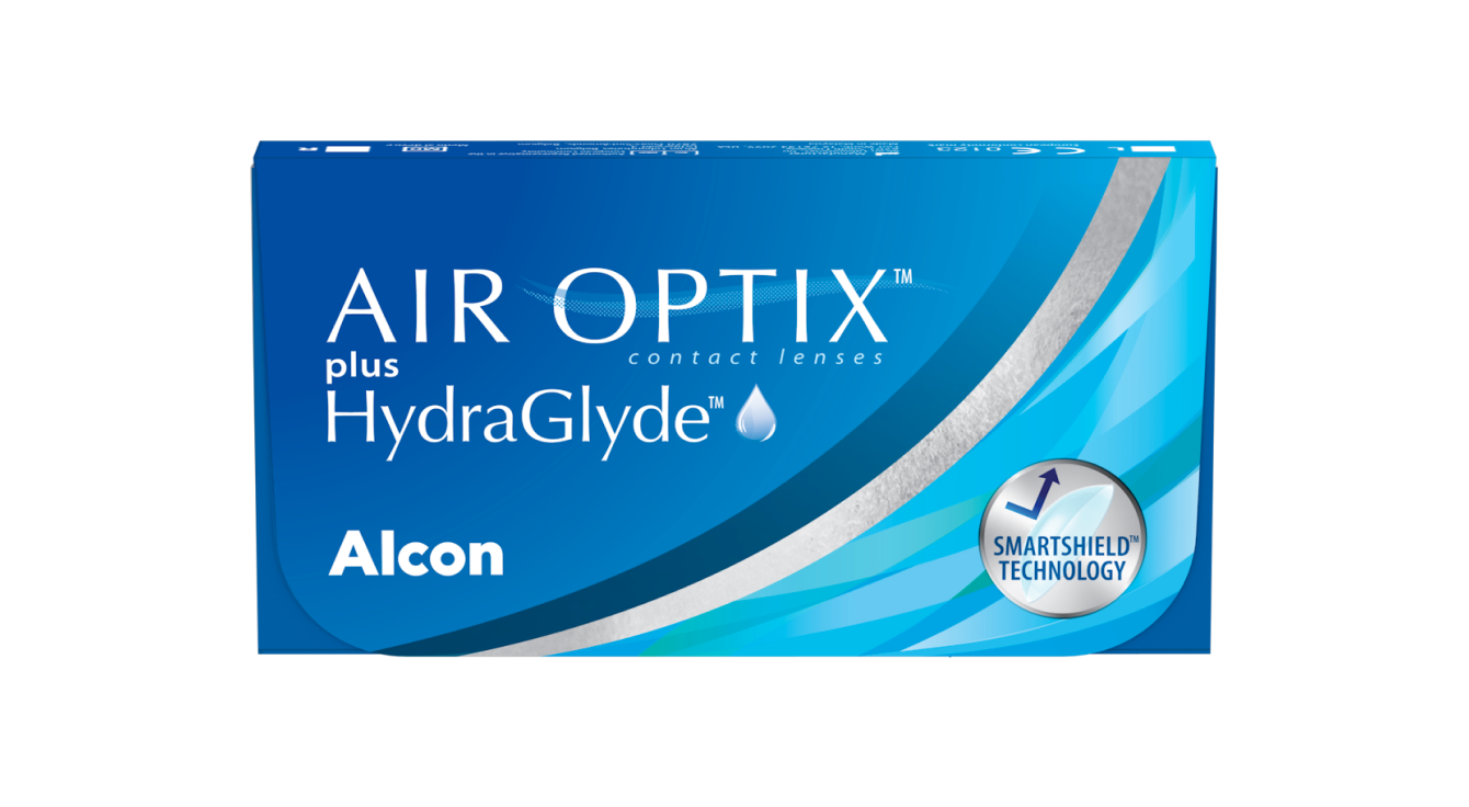 AIR OPTIX plus Hydraglyde banner