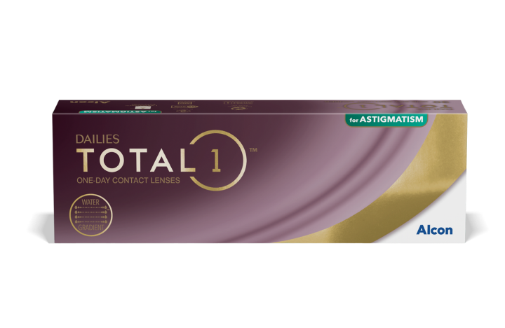  Confezione di lenti a contatto giornaliere Dailies TOTAL1 for Astigmatism