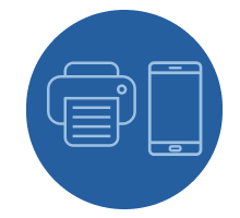  Printer and phone icon