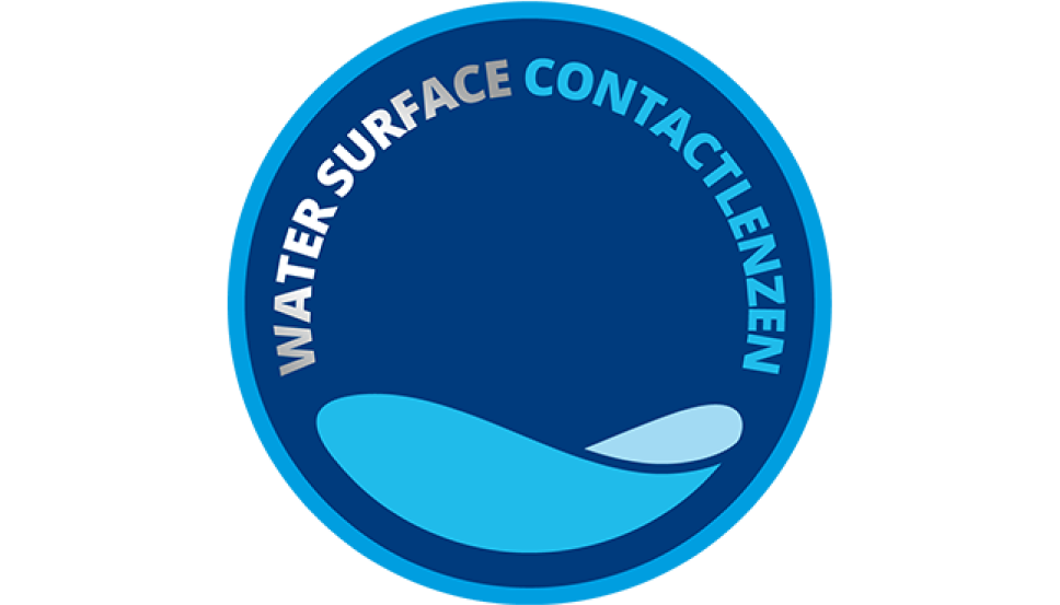 Water surface contactlenzen logo
